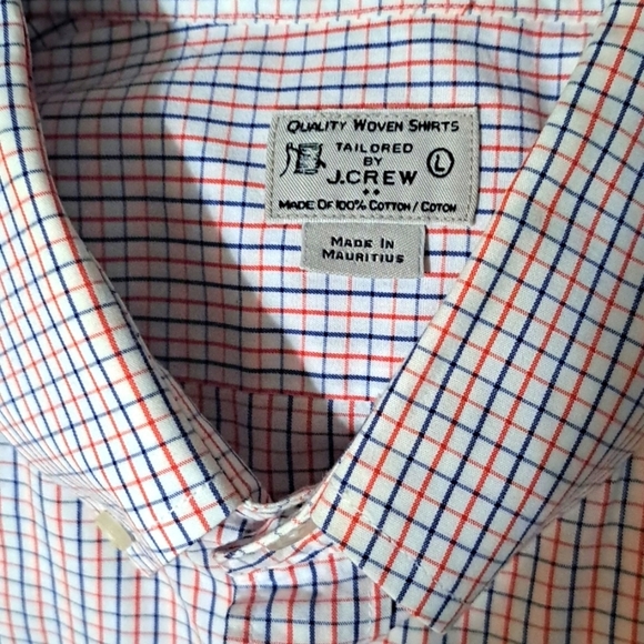 J. Crew 100% Cotton L button-down shirt - Picture 2 of 4